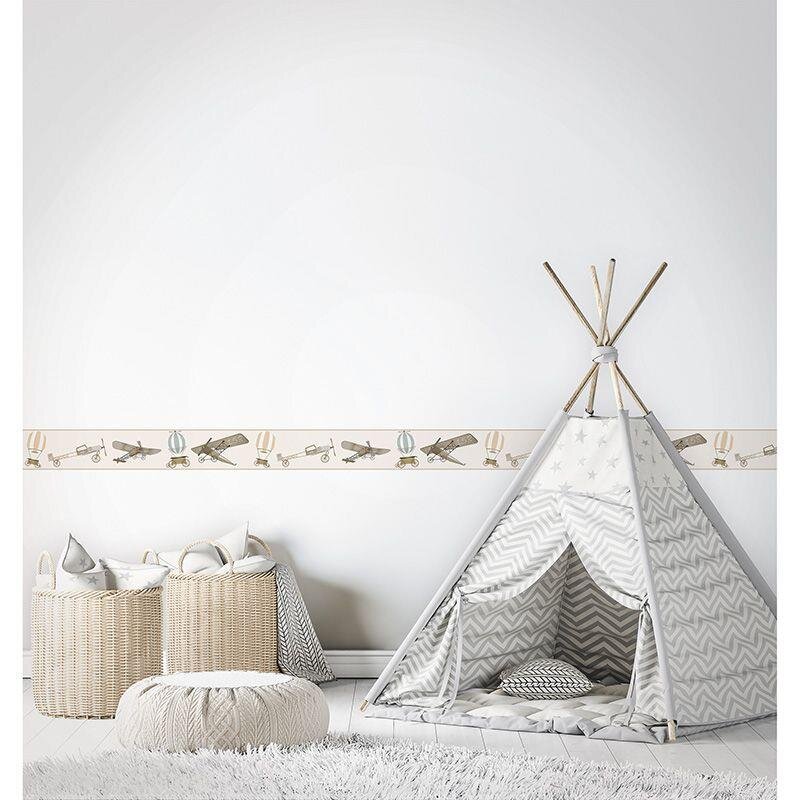 Bordüre Beige, Creme, Braun Marburg Vlies (45857)