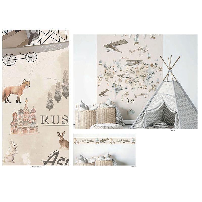 Digitaldruck-Tapete Beige, Creme, Braun Marburg (45856)