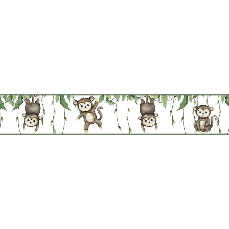 Bordüre Braun, Grün Marburg Vlies (45854)