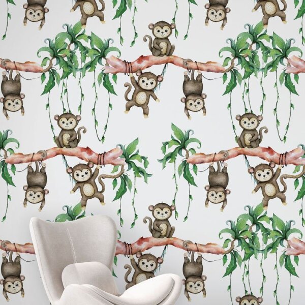 Digitaldruck-Tapete Braun, Grün Marburg (45852)