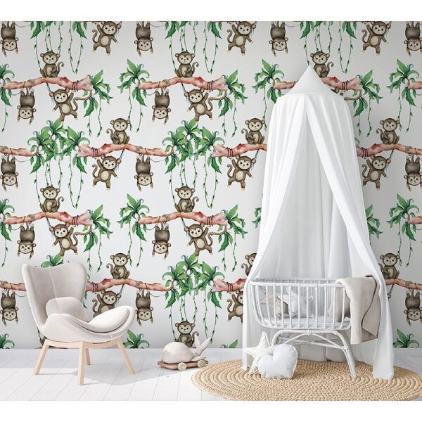 Digitaldruck-Tapete Braun, Grün Marburg (45852)