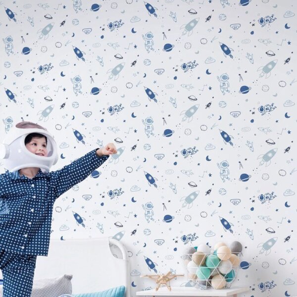 Tapete Blau Marburg Vliestapete (45848)