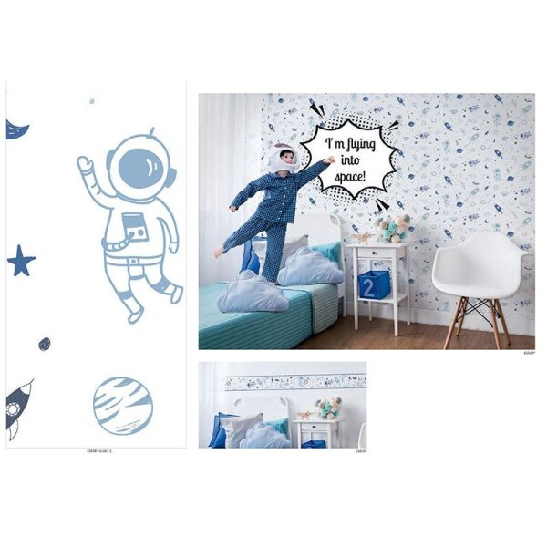 Tapete Blau Marburg Vliestapete (45848)