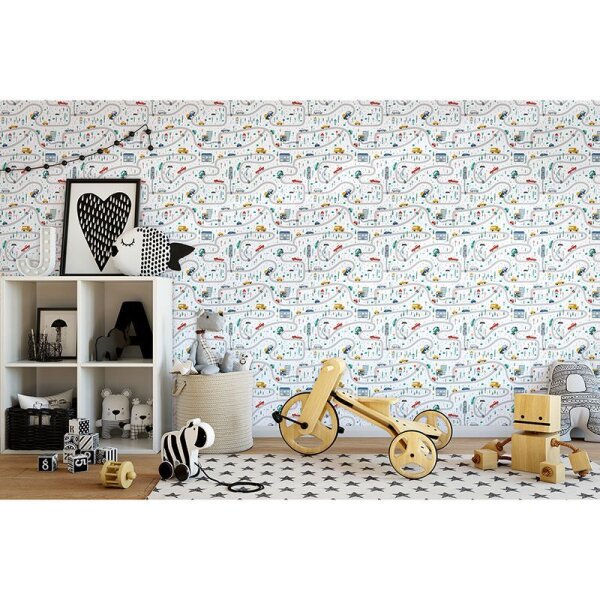 Tapete Blau, Grau, Silber Marburg Vliestapete (45844)