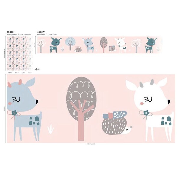 Tapete Rosa, Rose Marburg Vliestapete (45836)