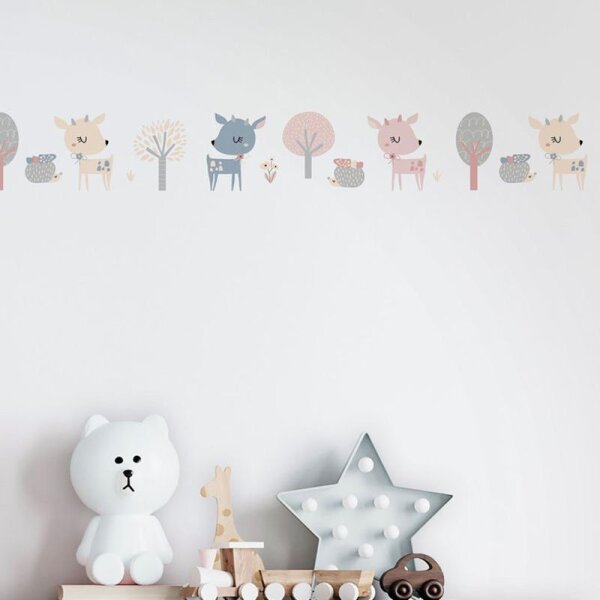 Bordüre Beige, Creme, Rosa, Rose Marburg Vlies (45835)