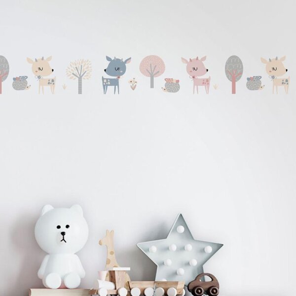 Bordüre Beige, Creme, Rosa, Rose Marburg Vlies (45835)