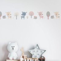 Bord&uuml;re Beige, Creme, Rosa, Rose Marburg Vlies (45835)