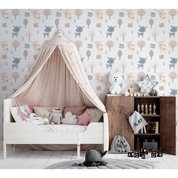 Tapete Beige, Creme, Rosa, Rose Marburg Vliestapete (45834)