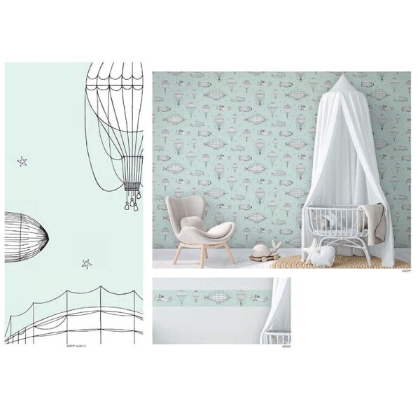 Bordüre Grün Marburg Vlies (45826)