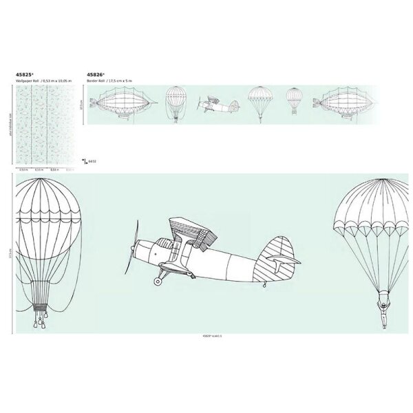 Bordüre Grün Marburg Vlies (45826)
