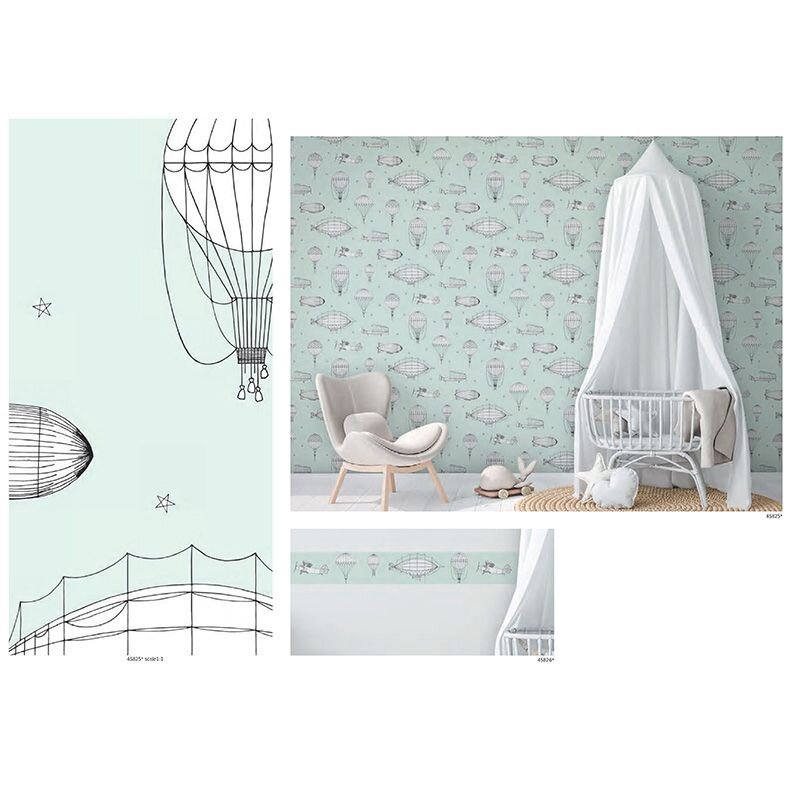 Tapete Grün Marburg Vliestapete (45825)