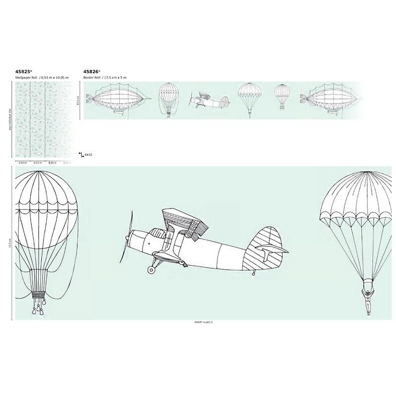 Tapete Grün Marburg Vliestapete (45825)