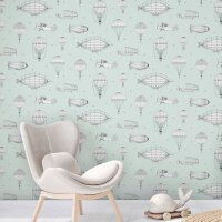 Tapete Gr&uuml;n Marburg Vliestapete (45825)