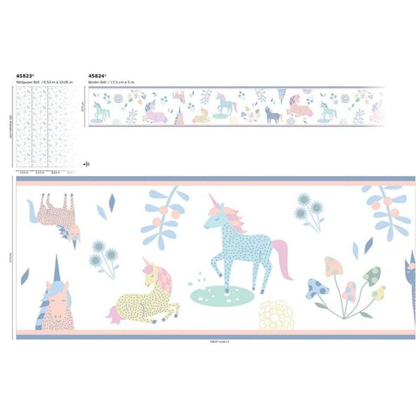 Bordüre Bunt Marburg Vlies (45824)