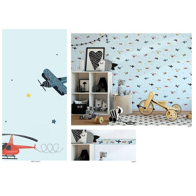 Bordüre Blau Marburg Vlies (45818)