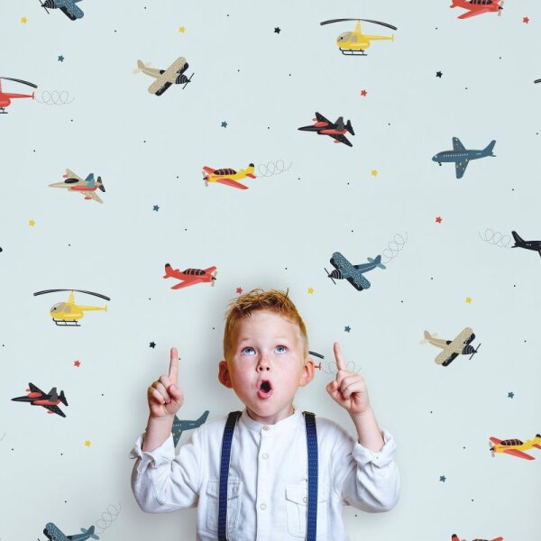 Tapete Blau Marburg Vliestapete (45817)