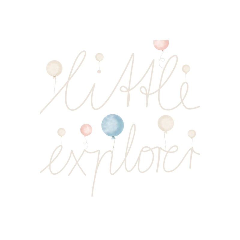 A.S. Création Leinwandbild Lil Explorer 2 Größe 40cm x 40cm