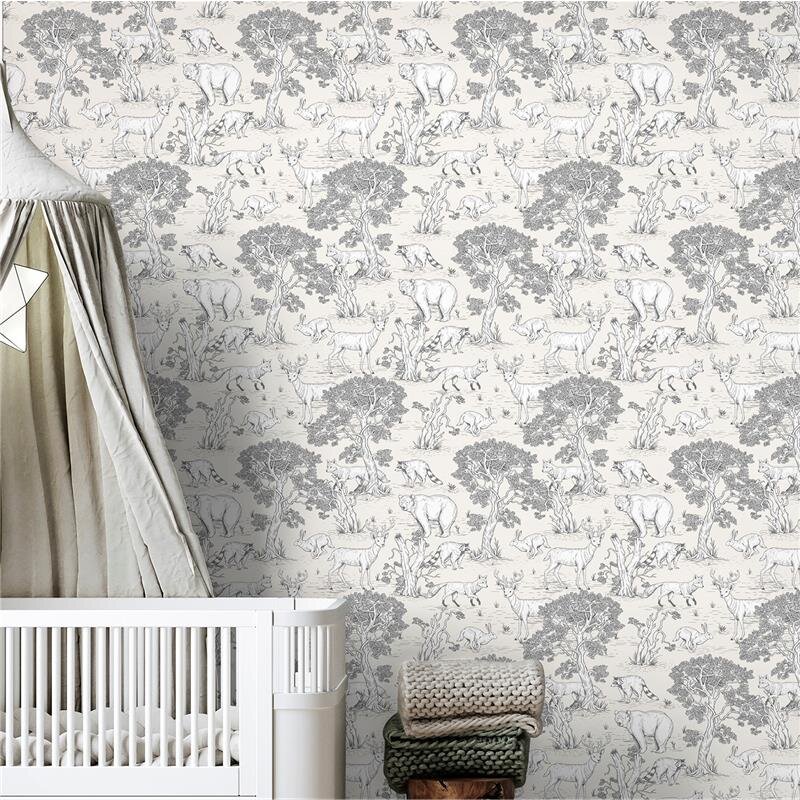 Tapete Beige, Creme, Grau, Silber Marburg Vliestapete (45809)