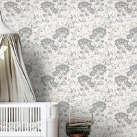 Tapete Beige, Creme, Grau, Silber Marburg Vliestapete...