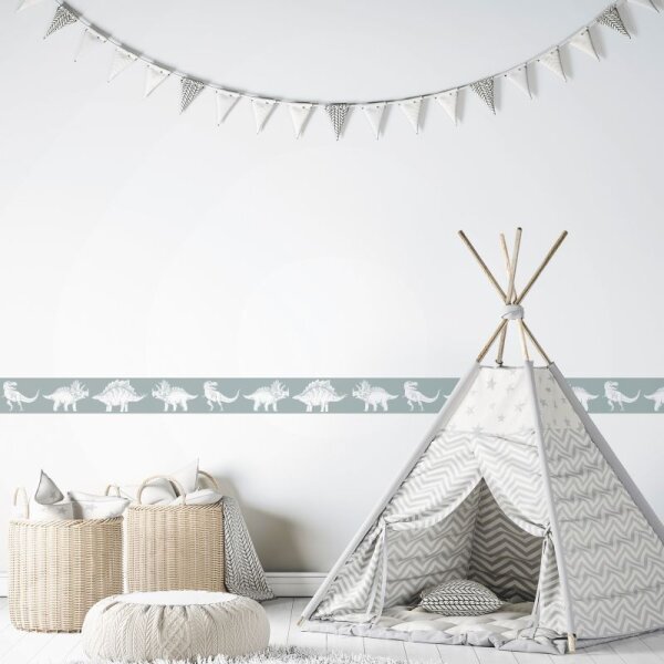 Bordüre Grün Marburg Vlies (45806)