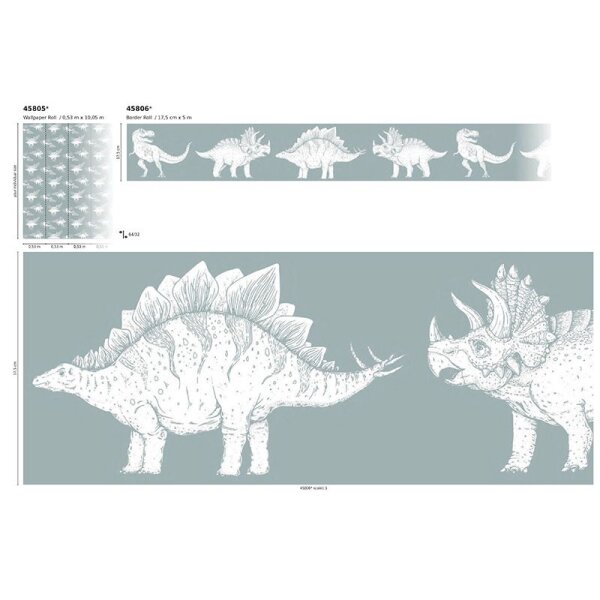 Bordüre Grün Marburg Vlies (45806)