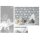 Bordüre Grau, Silber Marburg Vlies (45804)