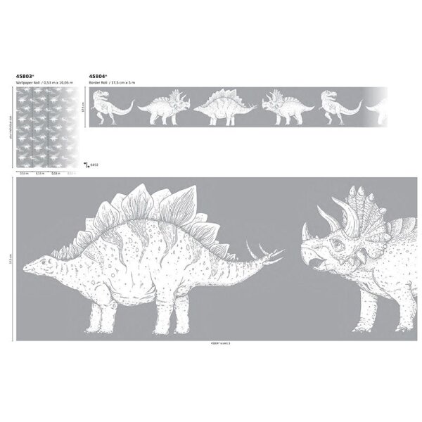 Tapete Grau, Silber Marburg Vliestapete (45803)
