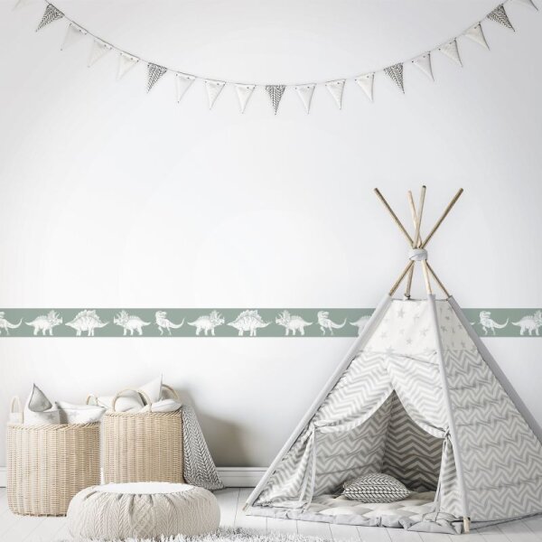 Bordüre Grün Marburg Vlies (45802)