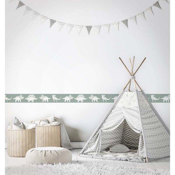 Bordüre Grün Marburg Vlies (45802)