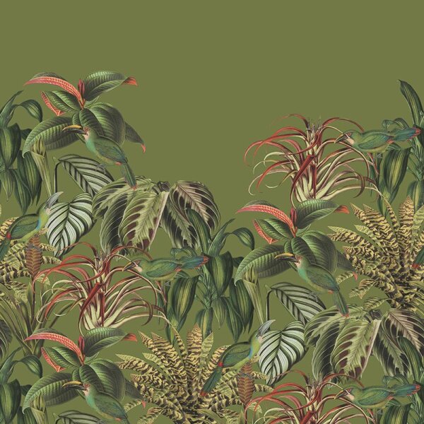 Tapete Grün BARBARA Digitaldruck-Tapete Vlies (561388)