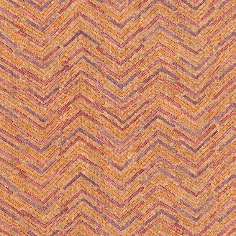 Tapete Braun, Lila, Flieder, Orange, Terrakotta, Pink BARBARA Vliestapete (560978)