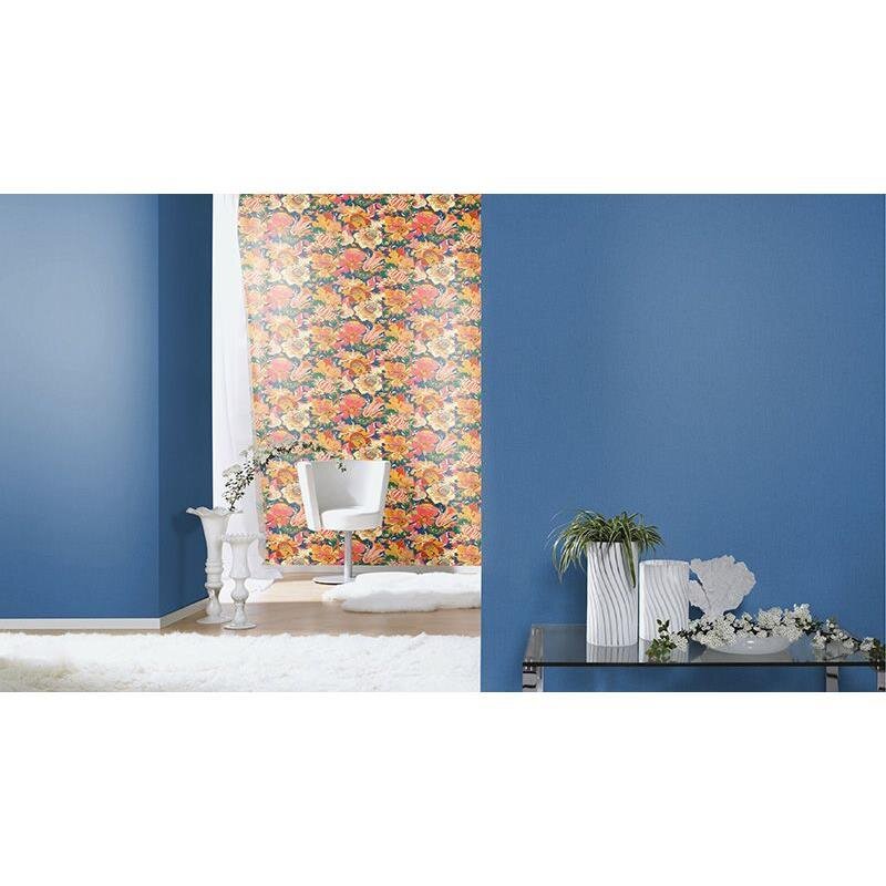 Tapete Blau, Bunt BARBARA Vliestapete (560459)