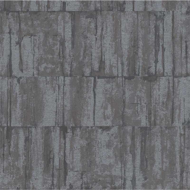 Tapete Grau, Silber, Schwarz, Anthrazit BARBARA Vliestapete (560343)