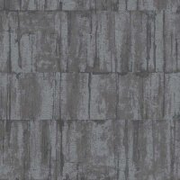 Tapete Grau, Silber, Schwarz, Anthrazit BARBARA...