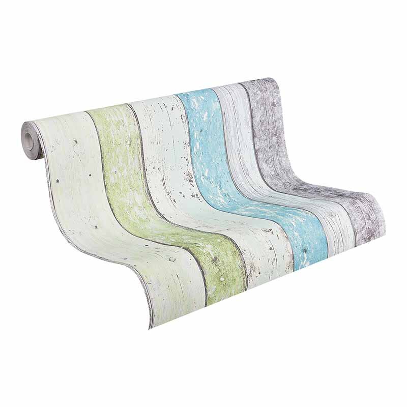 Tapete Türkis, Grün AS-Creation Vliestapete (855077)