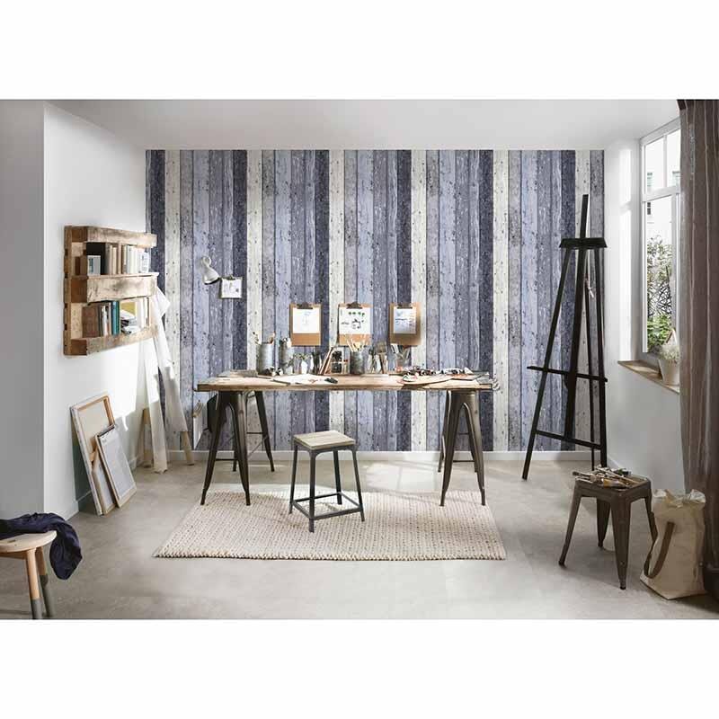 Tapete Blau, Pastellfarben AS-Creation Vliestapete (855060)