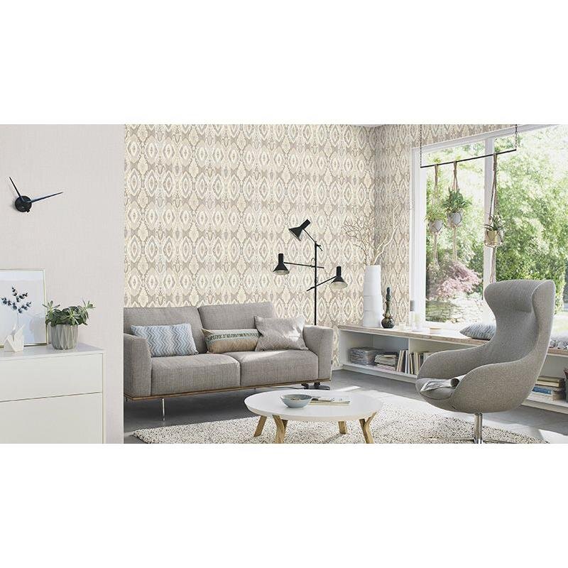 Tapete Grau, Silber BARBARA Vliestapete (560053)