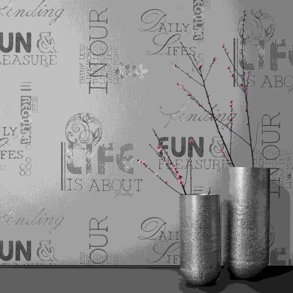 Tapete Grau, Silber SALE Marburg Vliestapete (58402)