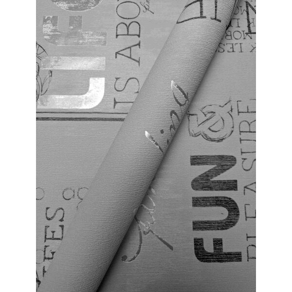 Tapete Grau, Silber SALE Marburg Vliestapete (58402)