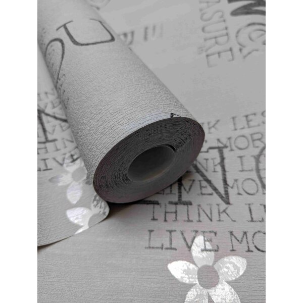 Tapete Grau, Silber SALE Marburg Vliestapete (58402)