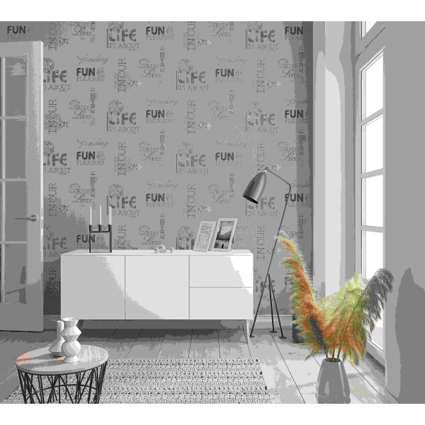 Tapete Grau, Silber SALE Marburg Vliestapete (58402)