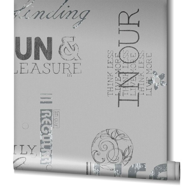 Tapete Grau, Silber SALE Marburg Vliestapete (58402)