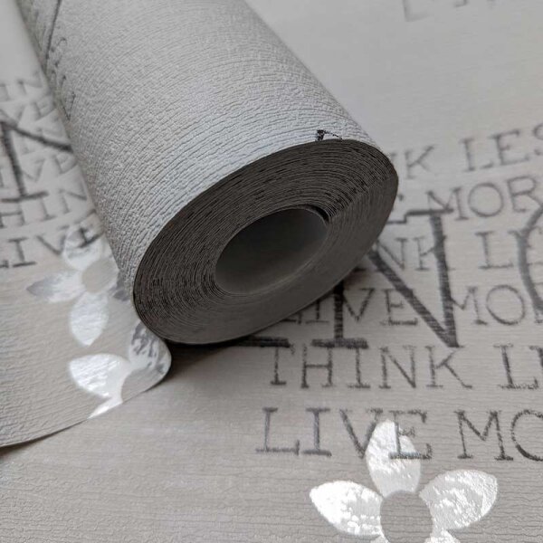 Tapete Grau, Silber SALE Marburg Vliestapete (58402)