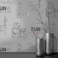 Tapete Grau, Silber SALE Marburg Vliestapete (58402)