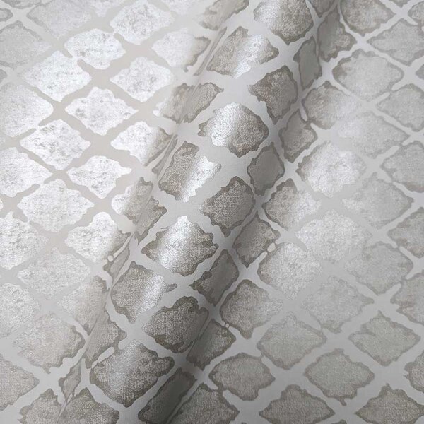 Tapete Grau, Silber SALE Marburg Vliestapete (56124)