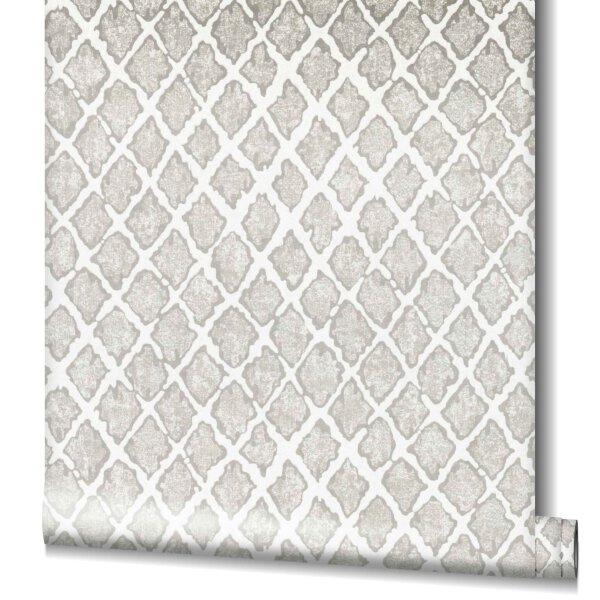 Tapete Grau, Silber SALE Marburg Vliestapete (56124)