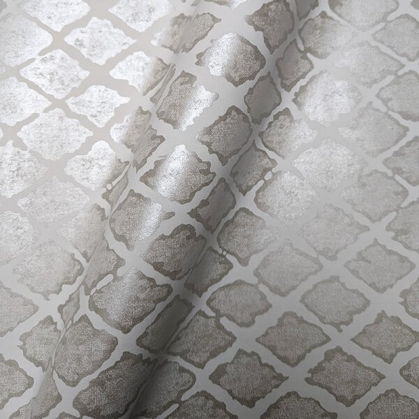 Tapete Grau, Silber SALE Marburg Vliestapete (56124)