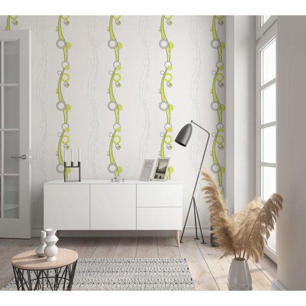 Tapete Grün, Weiß SALE Marburg Vliestapete (52141)