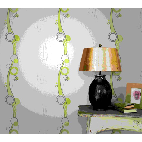 Tapete Grün, Weiß SALE Marburg Vliestapete (52141)